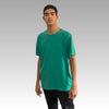 Camiseta Masculina Básica Estonada Verde Jade | 100% Algodão Nacional